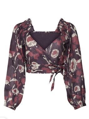 Valencia floral wrap top by Cleobella